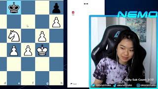 Nemo Zhou FAILS TO SOLVE 100 RATED PUZZLE SHE WALKED OUT [upl. by Swart]