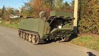 Canadian Army M113A3 APC Ramp Operation [upl. by Pfosi]