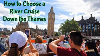 Experience London From the Thames River  How to book a river cruise down the Thames [upl. by Enitsirhk]