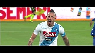 Marek Hamsik vs Juventus 020417 HD Serie A [upl. by Aramen]