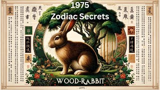 Secrets of the Wood Rabbit Find Harmony in 1975s Zodiac [upl. by Akinnor]