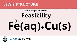 Predict feasibility of reaction between Cu and Fe3 using STDREDOX POTENTIAL [upl. by Llennor]