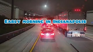 Volvo VNL780 trucking  Loading Full Trailer Of Empty Boxes In Detroit MI [upl. by Sorci]