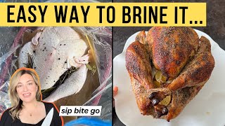 Easy Turkey Brine Recipe for Roasting or Smoking Thanksgiving Dinner [upl. by Olly]