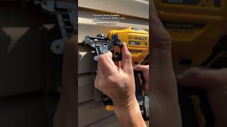 Bostitch and Dewalt vinyl siding adapter for roofing nailer from Siding Tips [upl. by Schulman]