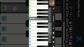 ME AND THE DEVIL  SoapampSkin  PIANO  cover notes ringtone instrumental tutorial trending [upl. by Sewoll169]