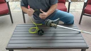 The Secret To Restringing A Weedeater In Seconds [upl. by Stoneman73]