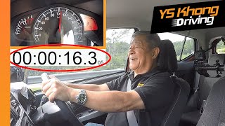 2019 Perodua Axia Style Pt3  0 to 100 kmh Speed1000 rpm Road Test Fuel Consumption [upl. by Alemahs]