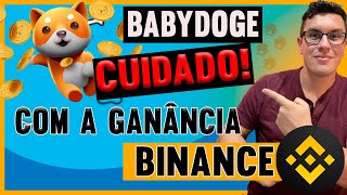 BABYDOGE NA BINANCE CUIDADO COM A GANÂNCIA [upl. by Morganne]