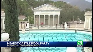 Hearst Castle holds pool parties Heres what to know [upl. by Ynaffyt]