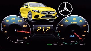 MercedesBenz A250e Hybrid  0217kmh  Acceleration Test [upl. by Airahs420]