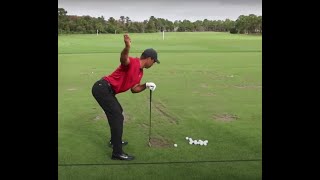 Tiger Woods Squat Drill  The Cure for Early Extension Swing Killer 1 [upl. by Anitneuq]