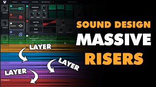 How To Sound Design Massive Risers using Vital [upl. by Artkele]