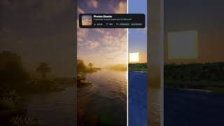 REALISTIC And BEST Minecraft Shaders Photon Shader shorts [upl. by Penman]