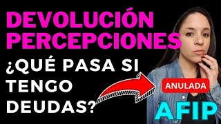 DEVOLUCIÓN PERCEPCIONES AFIP 👉 Inconsistencias ¿Cómo pedir PRESCRIPCIÓN de las DEUDAS [upl. by Rhee]