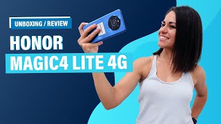 Smartphone Honor Magic4 Lite 4G 😛 Unboxing y Review [upl. by Pansir]