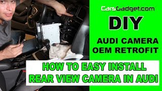 How to Install Backup Camera System CarsGadget Plug and Play OEM retrofit video interface for Audi [upl. by Jeremy703]