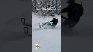 Deep Snow in Utah snow arcticcat snowmobile [upl. by Willin]