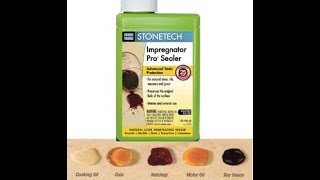 How to Seal Natural Stone Granite Marble Limestone Travertine with StoneTech™ Impregnator Pro™ [upl. by Anselmi]