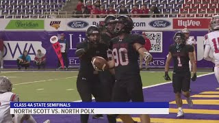 2024 IHSAA class 4A semifinals results North Polk vs North Scott [upl. by Carmencita]