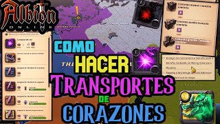 ¿Cómo funciona el Transporte de Corazones  Guía Básica  Albion Online [upl. by Lemmy]