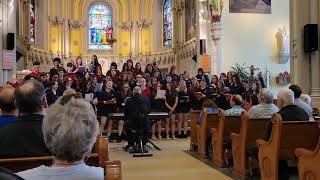 St Josephs Choir at St Columban YOU CANT STOP THE BEAT proud of Granddaughter Taylor 2nd top [upl. by Sibell]