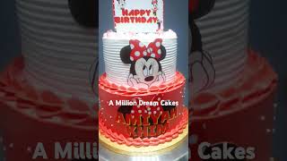 MINNIE MOUSE THEME CAKECARISSA VELASCO cake birthdaycake themecake cakedecorating [upl. by Cassandry]