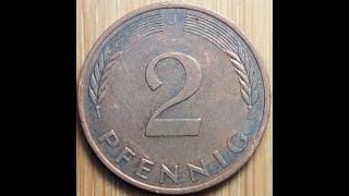 2 Pfennig 1994 Bundesrepublik Deutschland J [upl. by Zelikow]