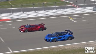 My Car BATTLE McLaren Senna vs Ford GT [upl. by Asirrak]