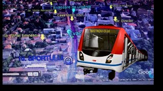 Metrou Cluj  Traseu stații și explicații [upl. by Johen]