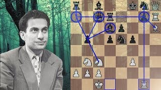 Mikhail Tal takes his opponent into a deep dark forest [upl. by Derian376]