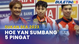 SUKAN SEA 2023  Hoe Yean Kumpul 1 Emas 2 Perak 2 Gangsa [upl. by Walke]