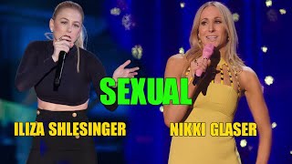 Iliza Shlesinger vs Nikki Glaser talk about Darkest S E X Secrets [upl. by Cruz]