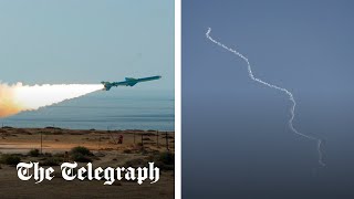 Hezbollah ‘fires first ballistic missile’ at Tel Aviv [upl. by Rothwell]