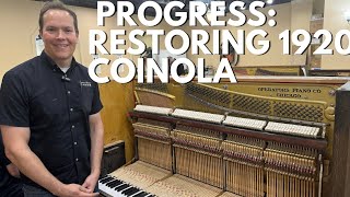 Full Internal Restoration of 1920 Coinola Upright Piano [upl. by Madelon]