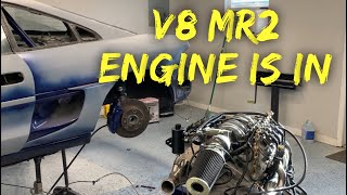 V8 MR2 Engine is In [upl. by Dirgni]