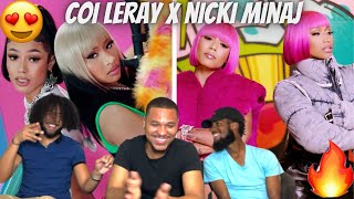 VERSE OF THE YEAR 😍🔥Coi Leray amp Nicki Minaj  Blick Blick Official Video  REACTION [upl. by Adner]