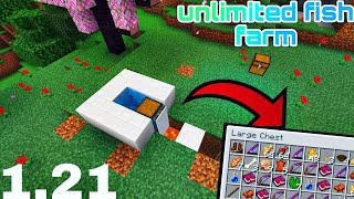 make the easiest automatic fish farm in Minecraft [upl. by Aracahs]