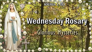 WEDNESDAY Holy Rosary🌹 Glorious Mysteries Blessed Virgin Mary Scenic Colorful Fall Leaves [upl. by Aicire]