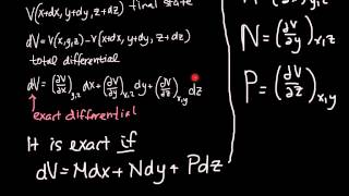 state functions as exact differentials [upl. by Kelby]