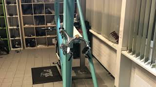 Restore a Bianchi Racing BIKE with CAMPAGNOLO 50TH ANNIVERSARY SUPER RECORD [upl. by Anaher]