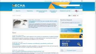 ECHA Video Tutorial How to submit a substance in article notification via webform [upl. by Opiak]