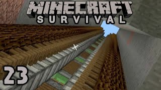 Minecraft Survival  23  The Frustrateevator  Luna SSP [upl. by Onairelav]