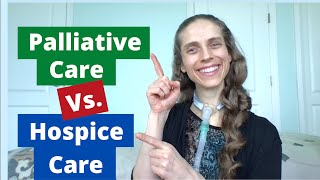 Palliative Care Versus Hospice Care Similarities amp Differences Life with a Vent [upl. by Aneehsyt]