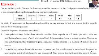 Gestion de production Ep 2  exercices sur les PIC amp PDP [upl. by Feola]