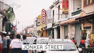 JONKER STREET 🍜🍧  Things to Eat In MELAKA  Malaysian Street Food  Travel Malaysia [upl. by Rot181]