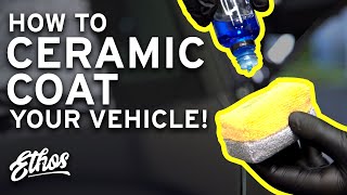 How to Ceramic Coat Your Car Yourself  Step by Step Guide for Beginners [upl. by Orelee204]