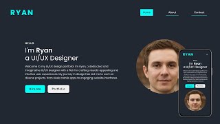 Personal Portfolio Website using HTML amp CSS  Web Dev Wizard [upl. by Faria]