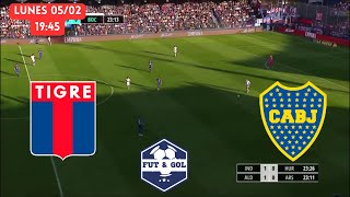 🔴TIGRE  BOCA JUNIORS EN VIVO  FUT AND GOL [upl. by Eemla]