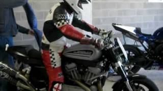 Harley Davidson XR 1200  race ready  test overview  Spain  Mike Spike Edwards [upl. by Ailev139]